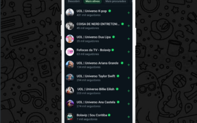 WhatsApp: Acescenta novos recursos para os Canais da plataforma
