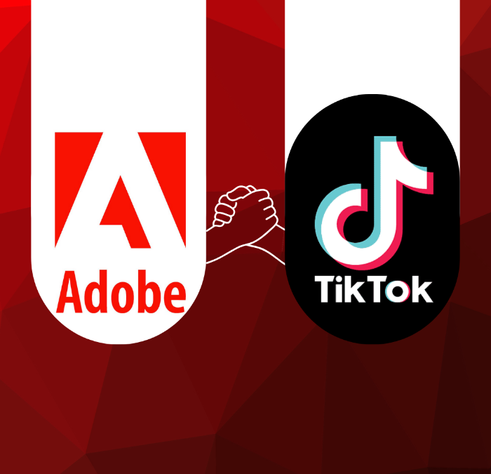 TikTok e Adobe: Se integram para aprimorar a criação de conteúdo