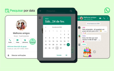 WhatsApp: Agora permite busca de mensagens por data